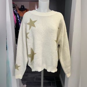 NWT Wanna B Me Star Knitted Sweater
